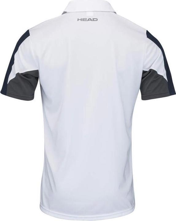 Produktbild Head Club Tech Polo Shirt M weiss/dunkelblau (M)