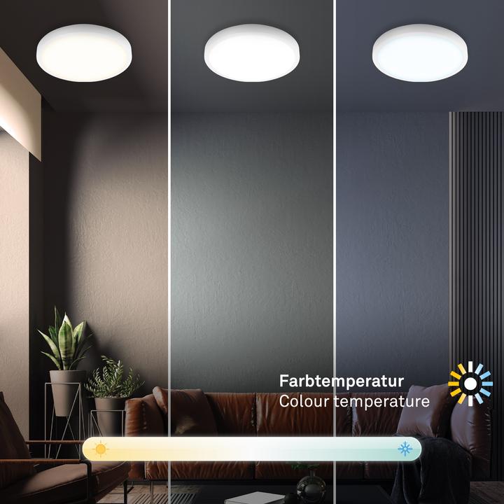 Image du produit Briloner WiFi TUYA + Bluetooth Panneau LED RGB/W CCT, LED/21W (2100 lm)