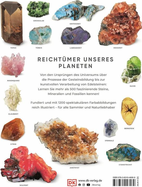Produktbild Steine & Mineralien (Deutsch, Ronald L. Bonewitz, Karin Koch, Stephan Matthiesen, 2023)