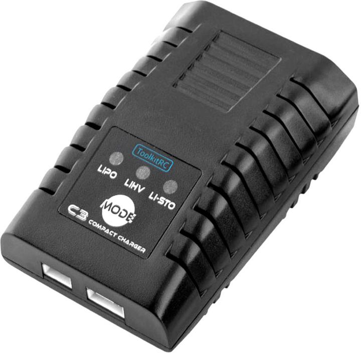 Actual product image Toolkitrc C3 Lipo 2-3S 25W AC charger