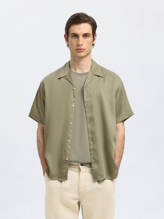 Produktbild Selected Homme Satin Kurzarmhemd (L)