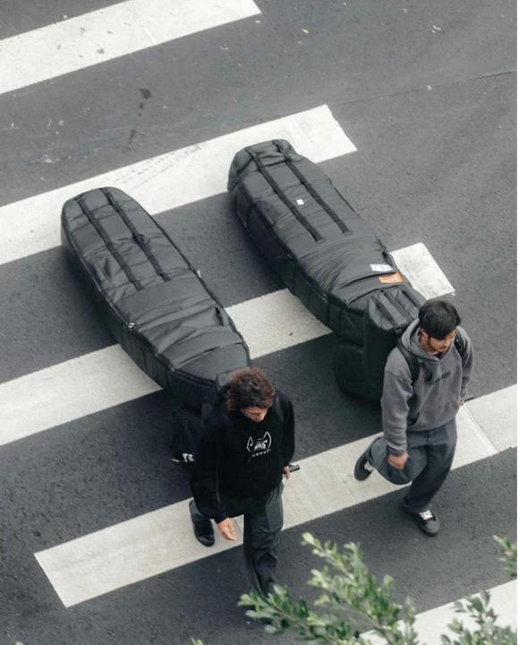 Actual product image D_b_ Surf Pro Coffin 3-4 Boards 6.6 Black Out
