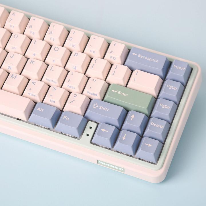 Actual product image Varmilo Minilo VXT67 Eucalyptus (US, Wireless, Cable)