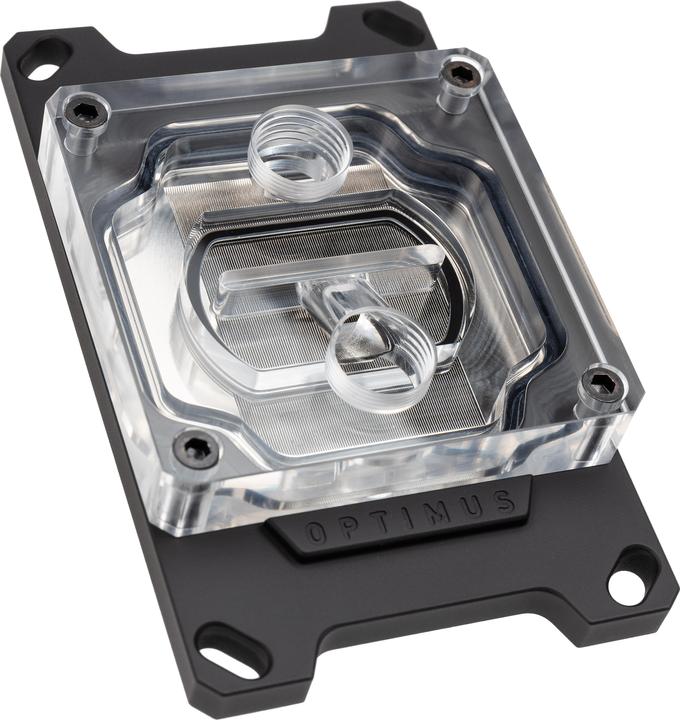 Produktbild Optimus Foundation CPU-Block - AM5 / AM4, schwarz /Nickel
