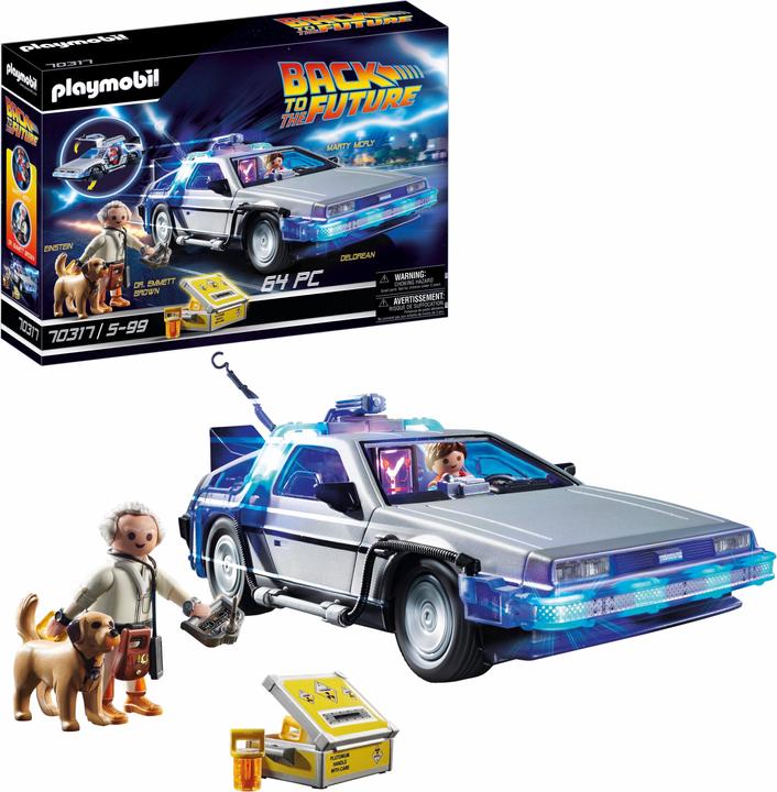 Actual product image Playmobil Back to the Future DeLorean (70317, Playmobil Back to the Future)