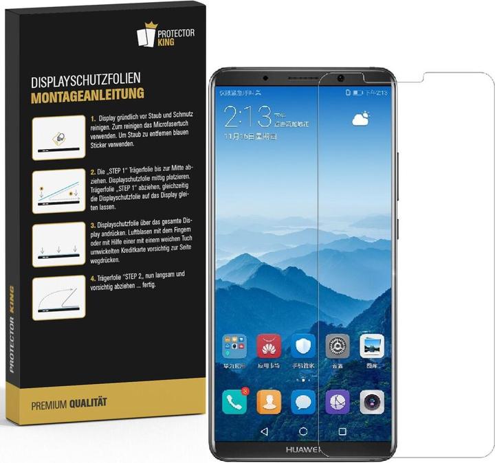 Produktbild Protectorking 2x Panzerfolie Anti-Shock HD Klar (2 Stück, Huawei Mate 10 Pro)