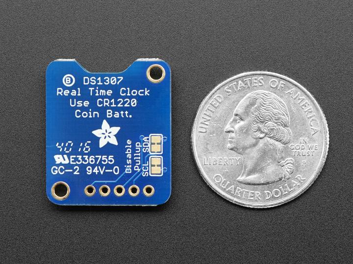 Image du produit Adafruit DS1307 RTC Real Time Clock Breakout Board Assemblé (Pièce d'horlogerie)