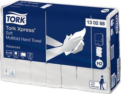 Actual product image Tork Pk2856 130288 h2 soft multifold