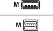 Actual product image equip USB A-Usb B (3 m, USB 2.0)