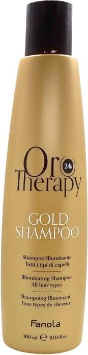 Actual product image Fanola Oro Therapy 24K Gold Shampoo - 300ml (300 ml, Liquid shampoo)