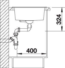Produktbild Blanco Metra 9 (50 cm, 86 cm)