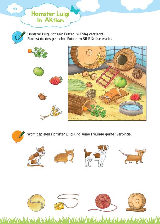 Produktbild Mein grosses buntes Kindergarten-Rätselbuch (Deutsch, Klett Lerntraining, 2023)