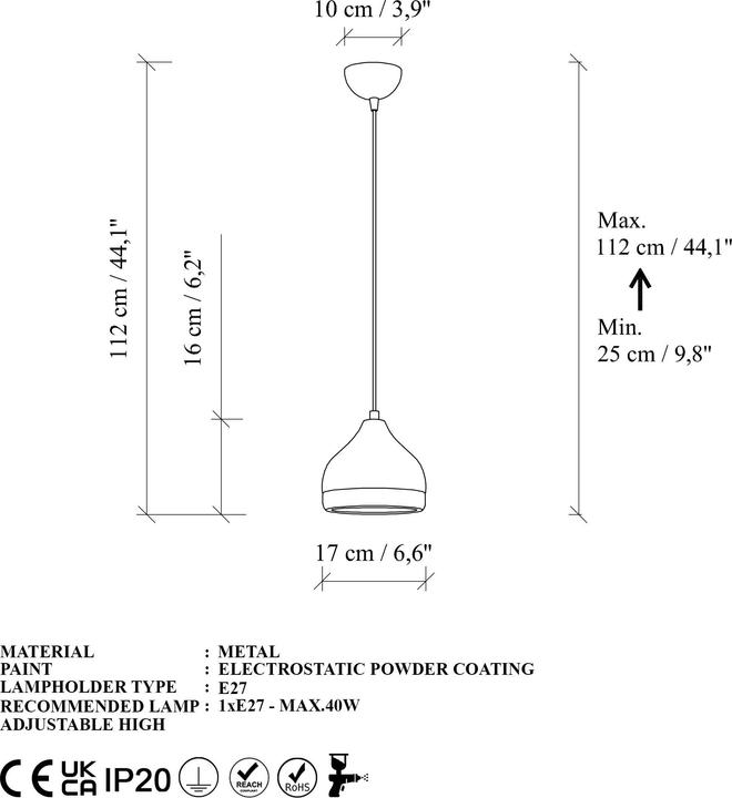 Actual product image Opviq Yildo Chandelier (E27)