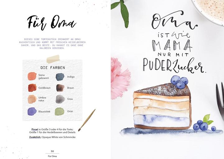 Produktbild Spruch-Manufaktur – Sprüche für alle Anlässe mit Handlettering und Watercolor gestalten (Deutsch, Annett Wötzel, 2021)