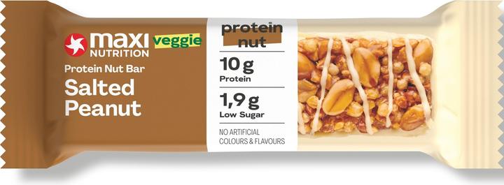Actual product image Maxi Nutrition MAXI N. Protein Bar 125805 Salted Peanut 12x46g (Groundnut, 12 pcs., 552 g)