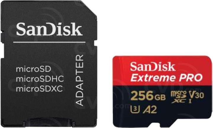 Image du produit SanDisk Extreme PRO UHS-I V30 (256 Go, microSDXC, U3, UHS-I)
