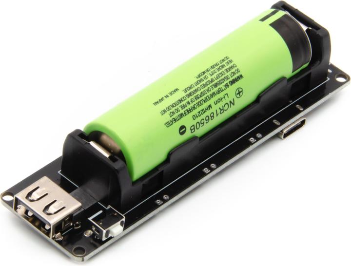 Actual product image Purecrea 1x18650 Lithium Battery Shield 5V 3A / 3V 1A