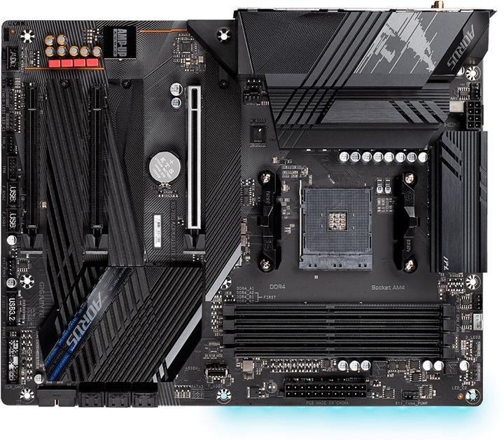 Productafbeelding Gigabyte MB X570S AORUS ELITE AX X570,AM4AMD (AM4, AMD X570S, ATX)