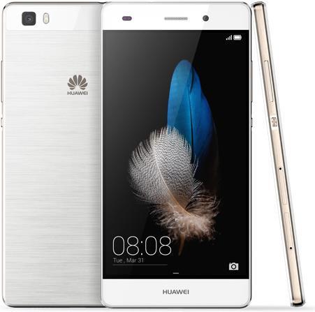 Actual product image Huawei P8 Lite (16 GB, White, 5", Hybrid Dual SIM, 13 Mpx, 4G)