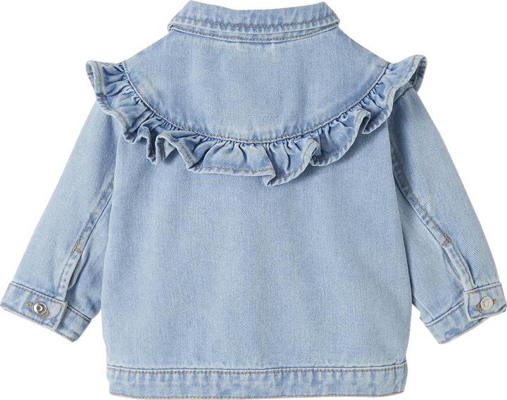 Image du produit Vertbaudet Baby Jeansjacke mit Volants Oeko-Tex (86)