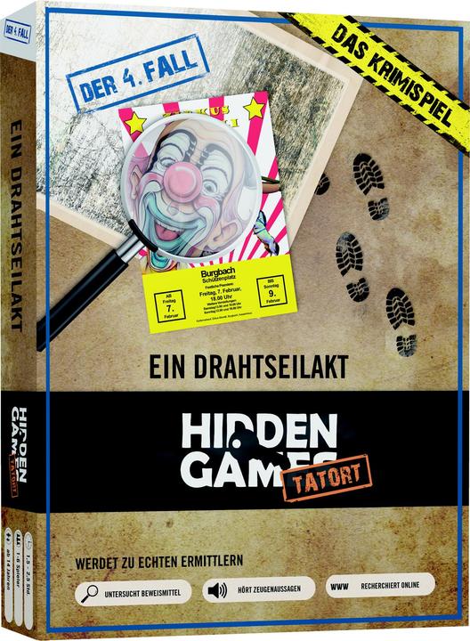 Actual product image Hidden Games Case 4 - A tightrope act (German)