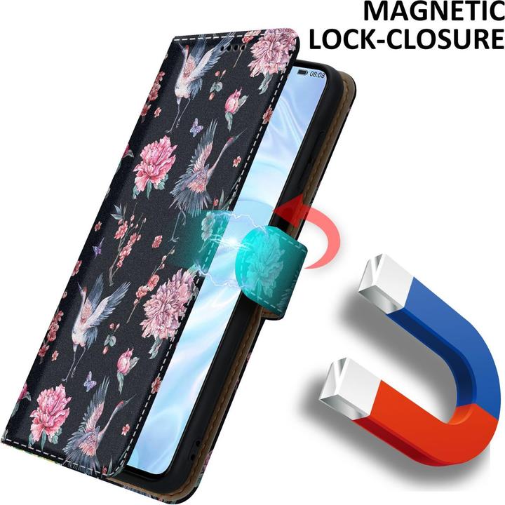 Produktbild Cadorabo Book Hülle mit Print (Huawei P30)