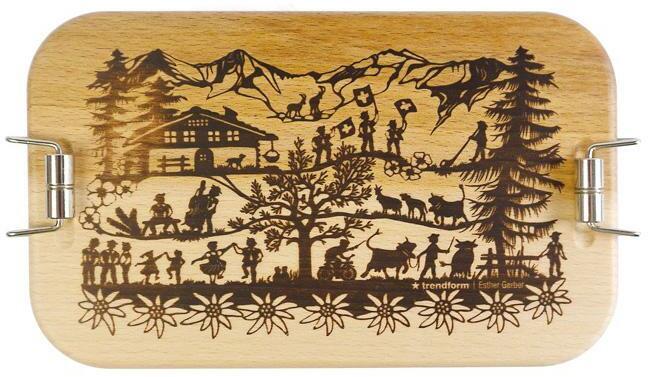 Produktbild Trendform Lunchbox Metall SWISS TRADITION