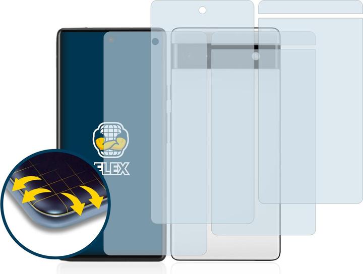 Produktbild BROTECT Full-Cover Displayschutz (2 Stück, Google Pixel 6a)