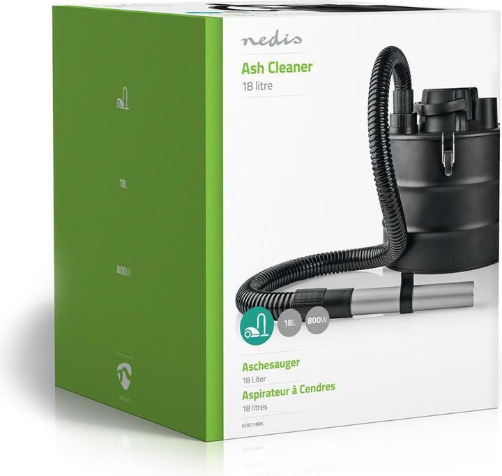 Actual product image Nedis VCAC118BK (Ash vacuum cleaner)