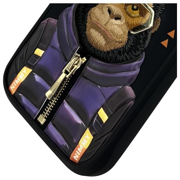 Produktbild PanzerGlass Nimmy case iPhone 16 Pro 6.3" black Cool&Cute 2.0 Monkey (Apple iPhone 16 Pro)
