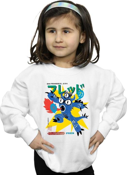 Produktbild Disney Big Hero 6 Fred Ultimate Kaiju Sweatshirt Mädchen (152, 158)