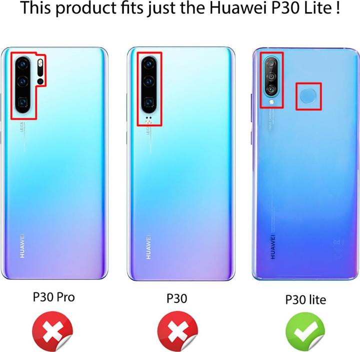 Image du produit Nalia Bague de couverture 360° Porte-doigts (Huawei P30 Lite)