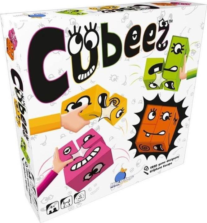 Actual product image Blue Orange Cubeez (French, German, English, Italian)
