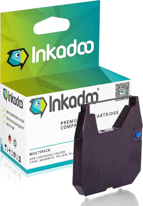 Image du produit Inkadoo Ruban noir compatible Brother 1032, compatible avec Adler-Royal RT 7300, Adler-Royal RT 750...