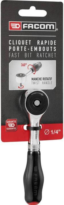 Produktbild Facom Ratchet For 1/4" Bits Rotator Handle (1/4")