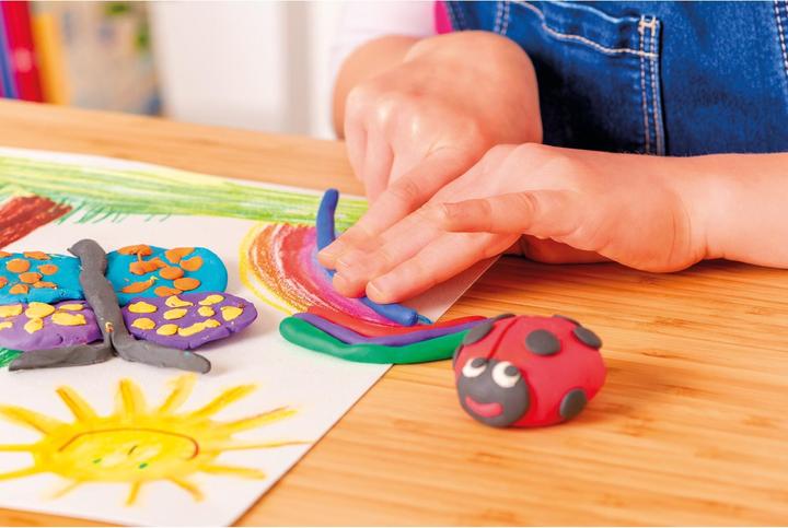 Actual product image Pelikan Children's modelling clay 10pcs Creaplast blue