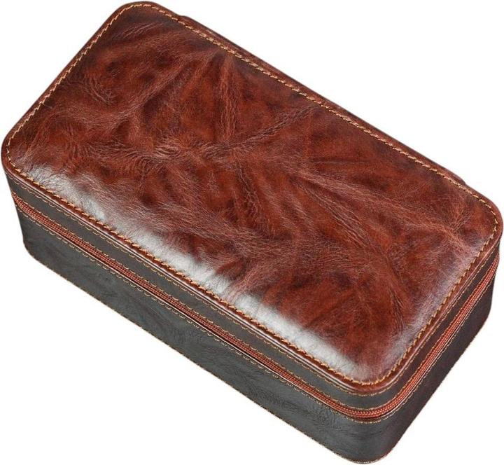 Produktbild Atelier Farel Leder-Uhrenetui ZIP Premium - 3 Uhren