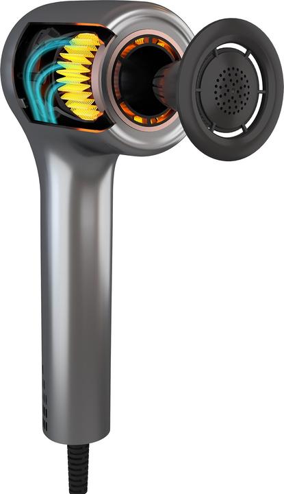 Actual product image Genius INV Hair D7 Haartr.lavagrau