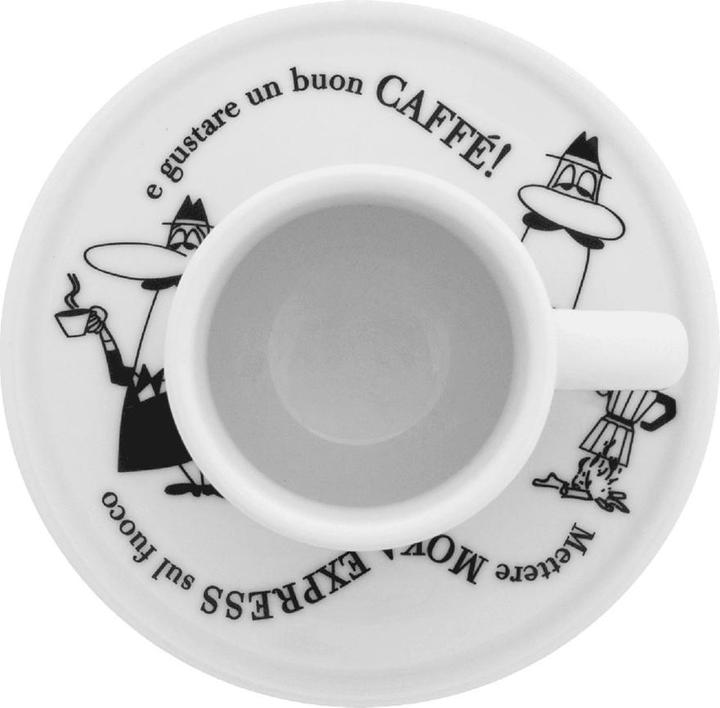 Actual product image Bialetti Y0TZ033 Set of 4 demitasse cups Carosello (50 ml, 4 x)