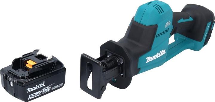 Immagine prodotto Makita DJR 189 T1 Batteria Seghetto alternativo 18 V Brushless + 1x Batteria 5,0 Ah - senza caricabatterie