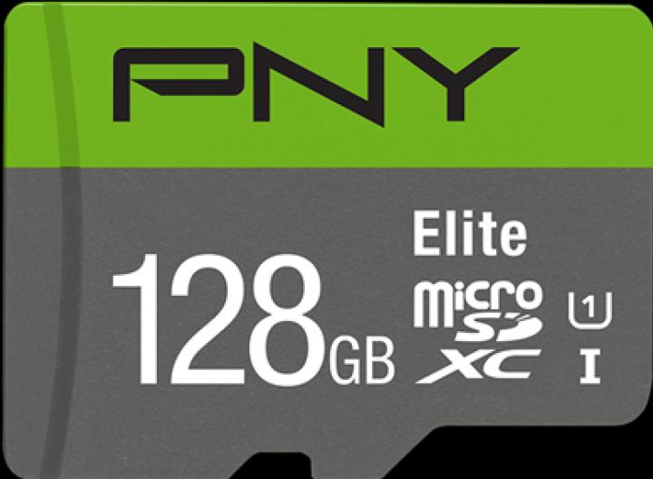 Actual product image PNY Elite (128 GB, microSDXC, U1, UHS-I)