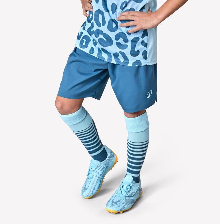 Produktbild Kipsta Mädchen Fussball Shorts - Viralto dunkelgrau (8, 9, 10)