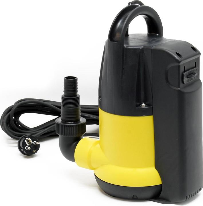 Wiltec Pompe Eaux usées de 7000l/h 400W Hauteur de refoulement 7,5m Particules jusqu'à Ø5mm Pompe drai (Pompe des égouts)