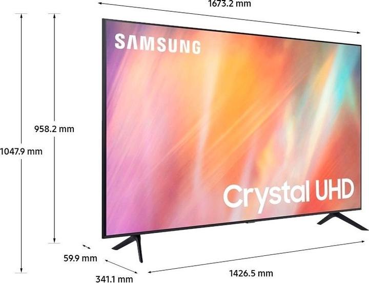 Produktbild Samsung UE75AU7170U (75", AU71, LCD, 4K, 2021)