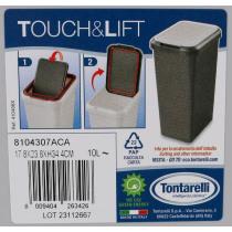 Image du produit Tontarelli poubelle double ouverture touchlif 10l (10 l)