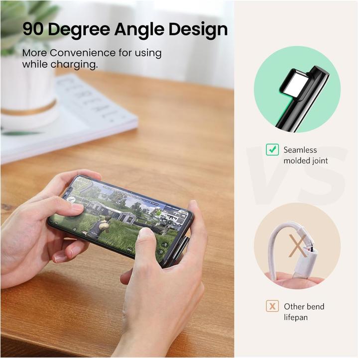 Actual product image Ugreen USB A — USB C (2 m, USB 2.0)