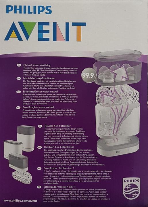Immagine prodotto Philips Avent Sterilizzatore a vapore 4 in 1