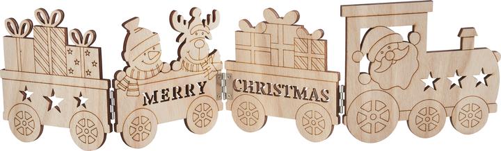 Image du produit VBS Silhouette en bois "Train de Noël