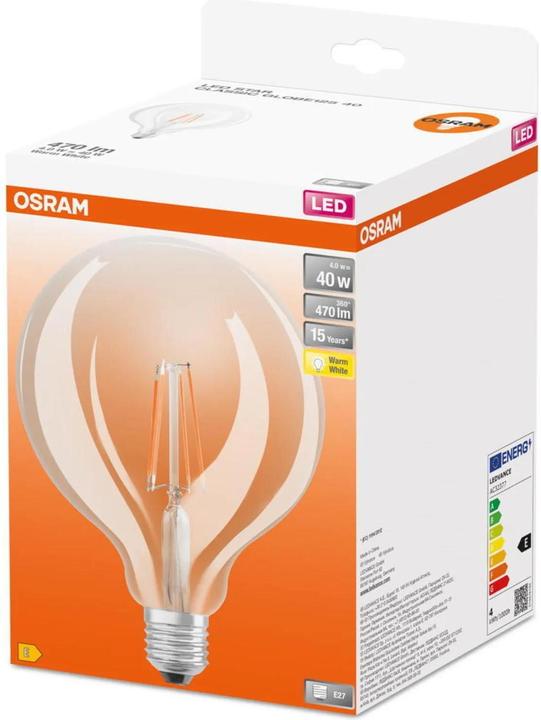 Image du produit Osram Rénovation classique (E27, 4.50 W, 470 lm, 1 x, E)