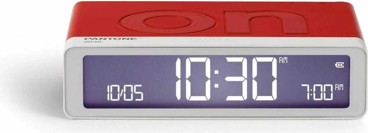 Produktbild Lexon Digitalwecker Flip Classic Pantone Red 2035